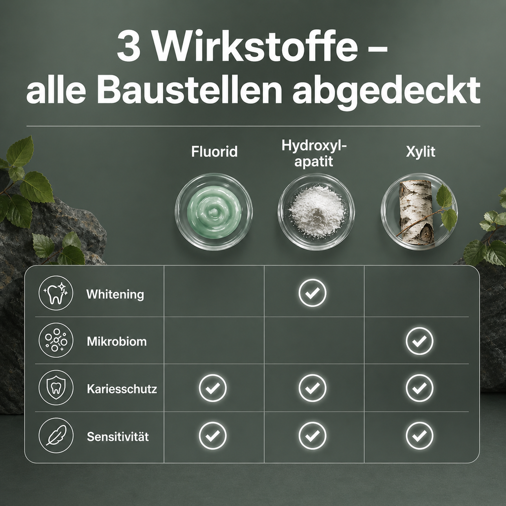 Zahnpasta - Aufbauen statt nur putzen