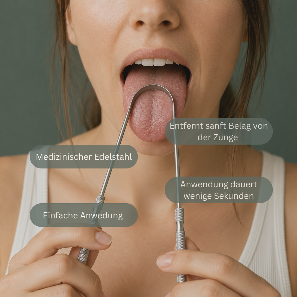 Zungenreiniger Edelstahl: Frischer Atem & weniger Bakterien